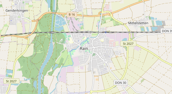 Excursiebestemming op kaart