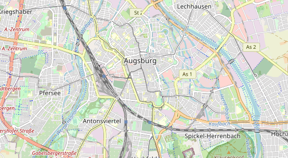 Excursiebestemming op kaart