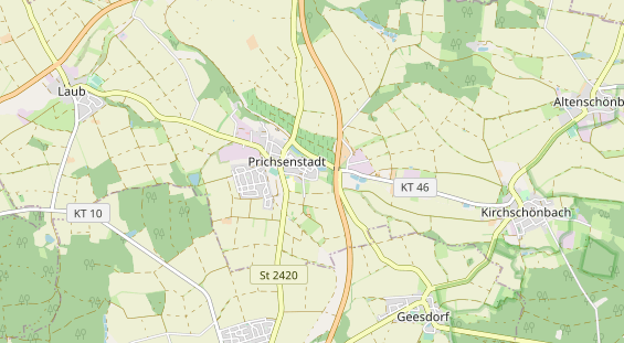 Ausflugsziel auf Karte