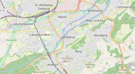 Ausflugsziel auf Karte