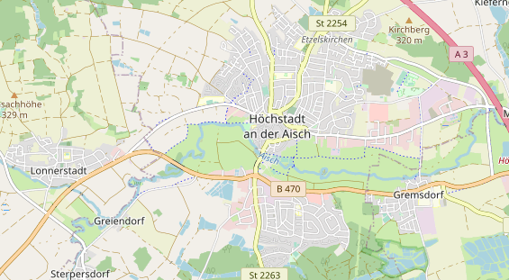 Destination d'excursion sur la carte