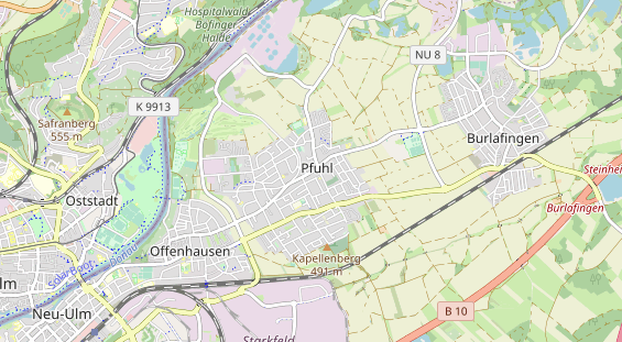 Destinazione dell'escursione sulla carta