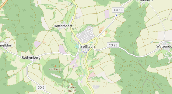 Destinazione dell'escursione sulla carta