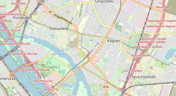 Excursiebestemming op kaart