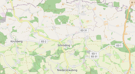 Ausflugsziel auf Karte