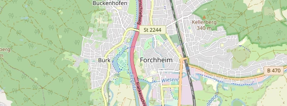 Ausflugsziel auf Karte