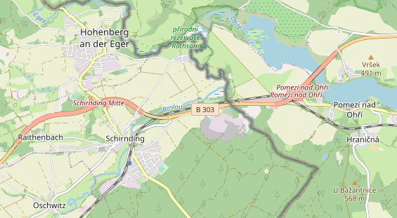 Destination d'excursion sur la carte