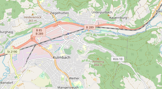 Ausflugsziel auf Karte