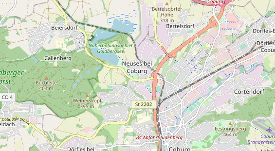 Ausflugsziel auf Karte