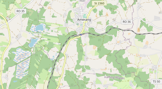 Destination d'excursion sur la carte