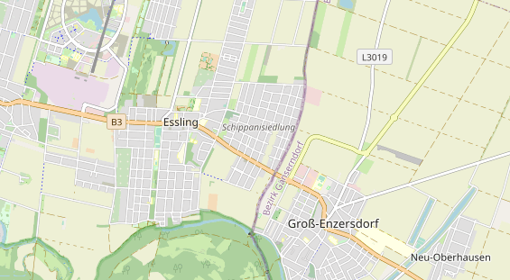 Excursiebestemming op kaart