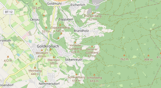 Ausflugsziel auf Karte