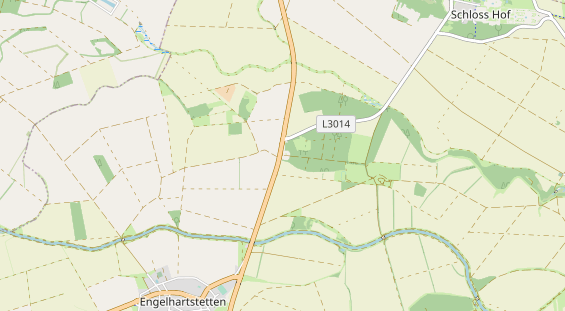 Excursiebestemming op kaart