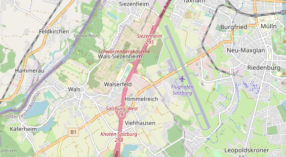 Excursiebestemming op kaart