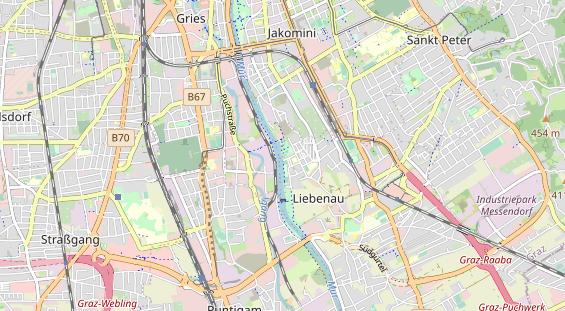 Destinazione dell'escursione sulla carta