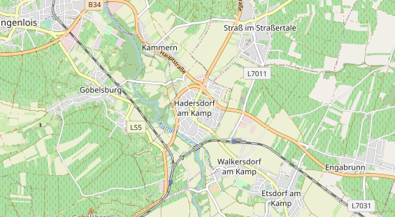 Destination d'excursion sur la carte