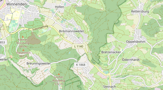 Ausflugsziel auf Karte