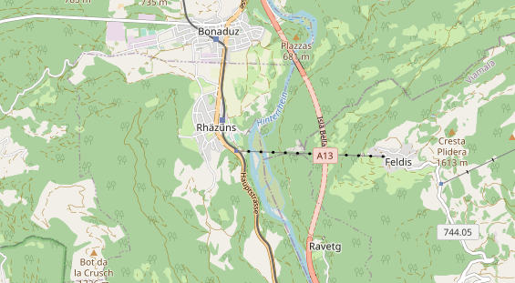 Ausflugsziel auf Karte