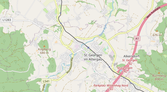 Ausflugsziel auf Karte