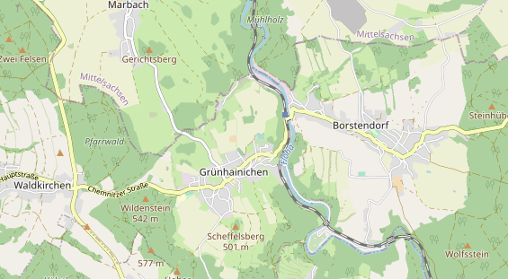 Ausflugsziel auf Karte