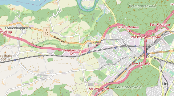 Destinazione dell'escursione sulla carta