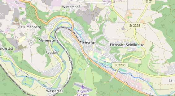 Ausflugsziel auf Karte