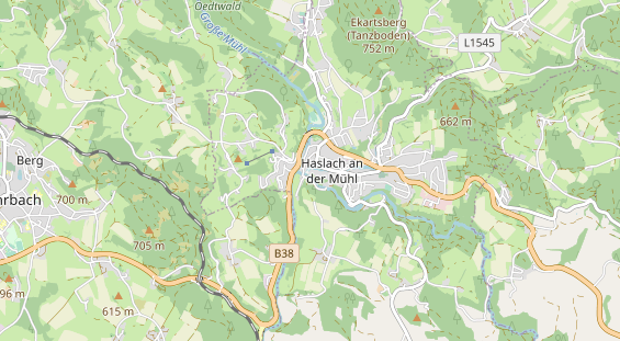 Destinazione dell'escursione sulla carta