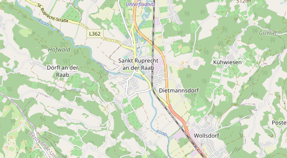 Ausflugsziel auf Karte