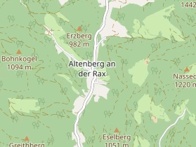 Destination d'excursion sur la carte