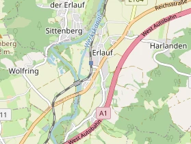 Destinazione dell'escursione sulla carta