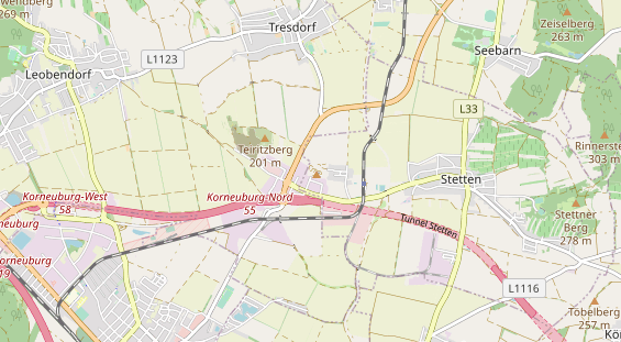 Ausflugsziel auf Karte