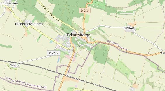 Destinazione dell'escursione sulla carta