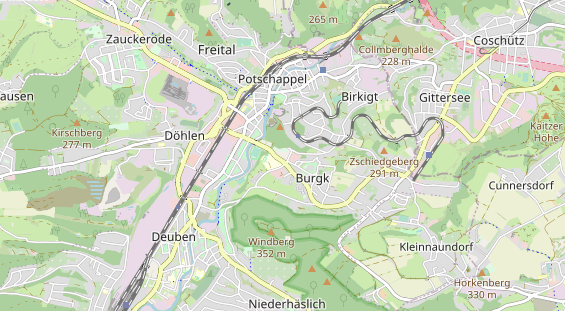 Ausflugsziel auf Karte