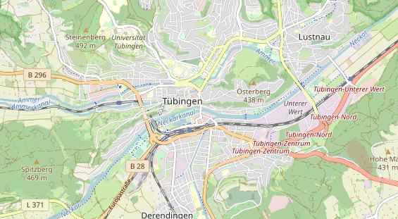 Ausflugsziel auf Karte