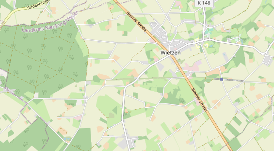 Destination d'excursion sur la carte