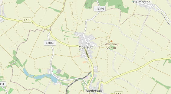 Excursiebestemming op kaart