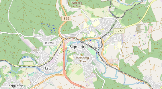 Ausflugsziel auf Karte