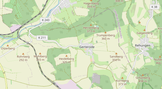 Ausflugsziel auf Karte