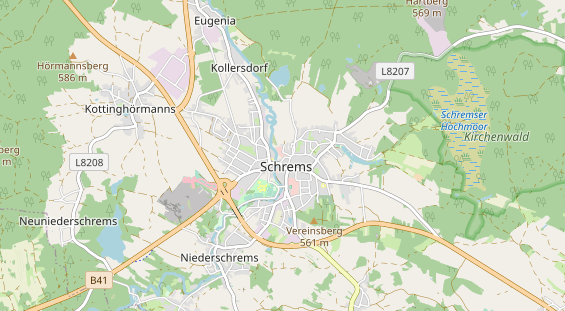 Ausflugsziel auf Karte