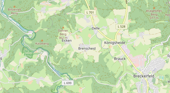 Ausflugsziel auf Karte