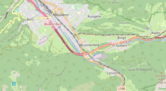 Ausflugsziel auf Karte