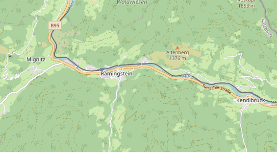 Ausflugsziel auf Karte
