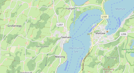 Ausflugsziel auf Karte