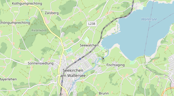 Excursiebestemming op kaart