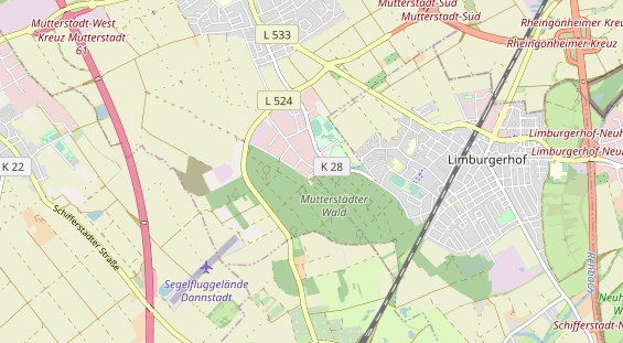 Excursiebestemming op kaart