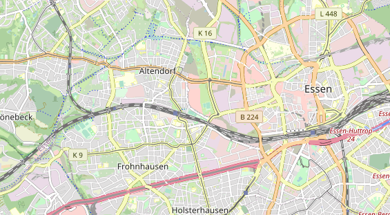 Excursiebestemming op kaart