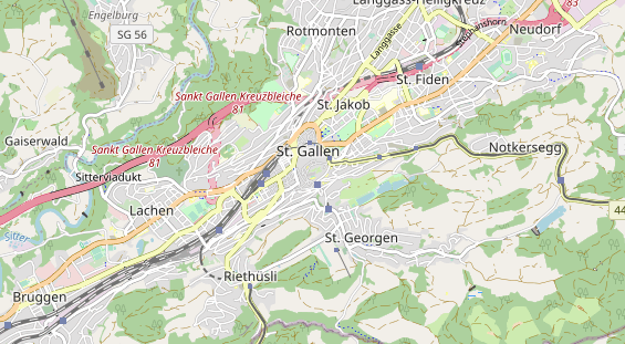 Destination d'excursion sur la carte