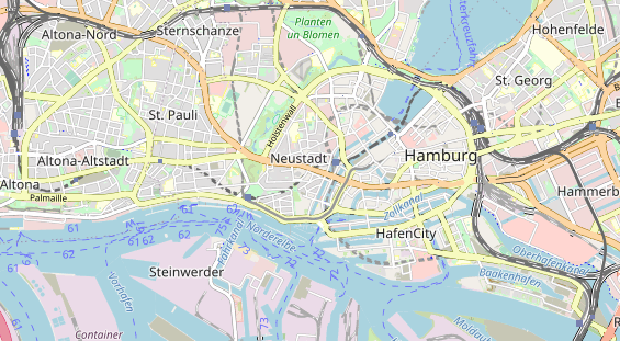 Destination d'excursion sur la carte