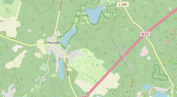 Destination d'excursion sur la carte