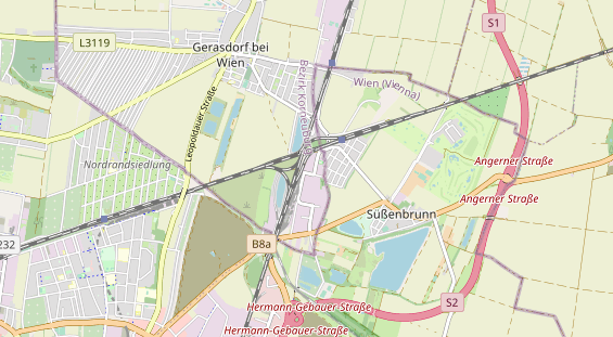 Destinazione dell'escursione sulla carta